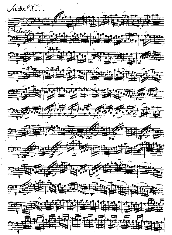 Suite No. 1 in G major